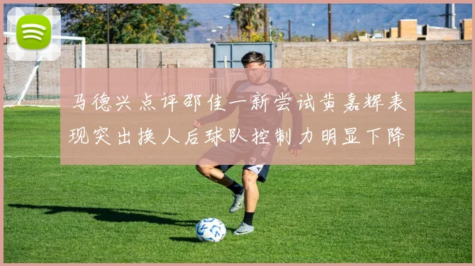 马德兴点评邵佳一新尝试黄嘉辉表现突出换人后球队控制力明显下降